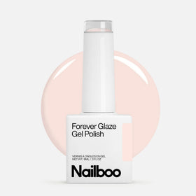 Flacon de Vernis Gel Nailboo Forever Glaze, 0,3 fl oz, avec étiquette