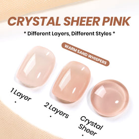 Flacon de vernis gel nude brun de beetles avec étiquette