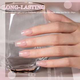 Flacon de vernis gel RARJSM 15ml avec couleur beige nude