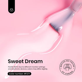 Flacon de Vernis Gel Rose Nude 15ml avec étiquette