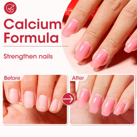 Flacon de vernis GELLEN avec une main appliquant le produit