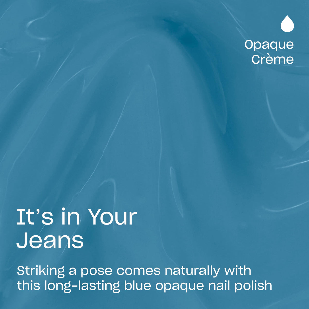 Flacon de vernis OPI It's In Your Jeans avec bouchon