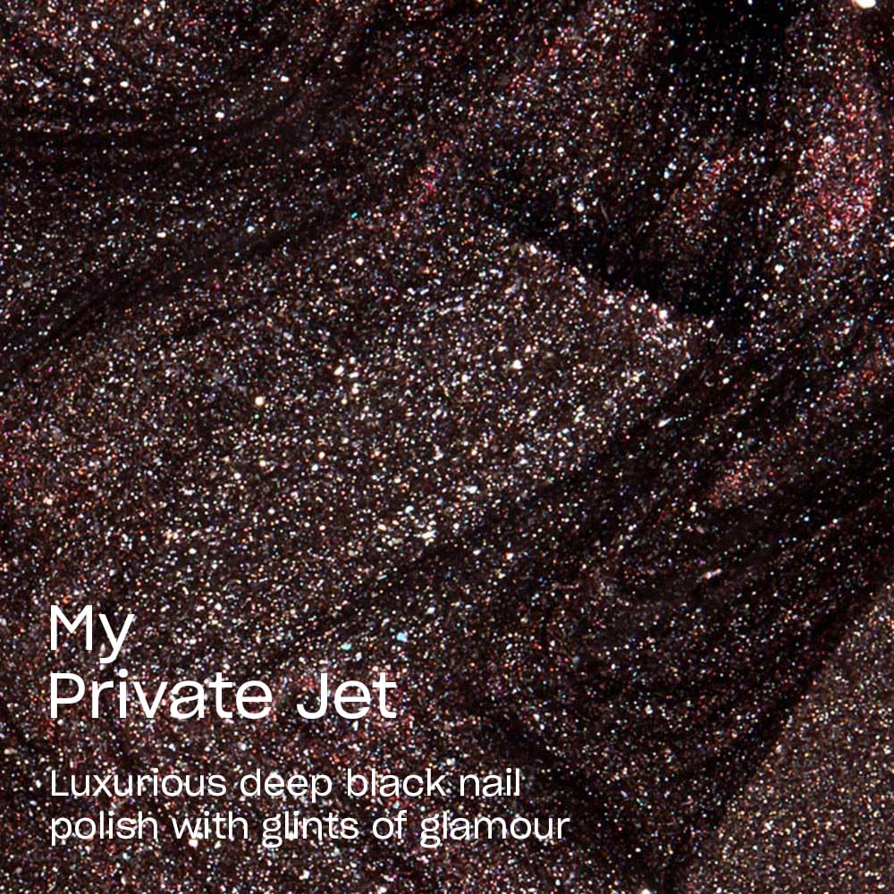 Flacon de vernis OPI My Private Jet avec étiquette visible