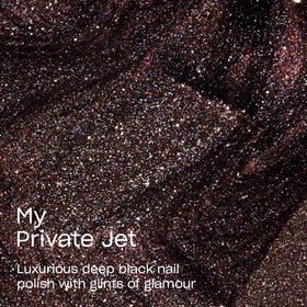 Flacon de vernis OPI My Private Jet avec étiquette visible