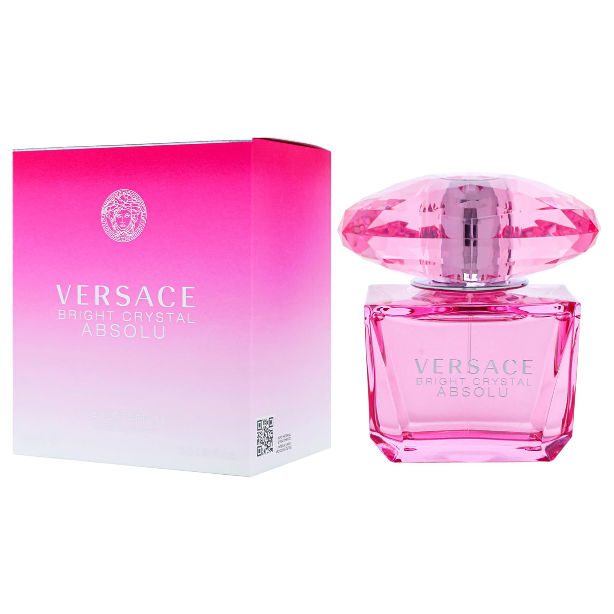 Flacon de Versace Bright Crystal Absolu, vue latérale