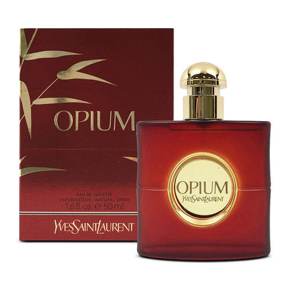 Flacon de Yves Saint Laurent Opium Eau de Toilette 1,6 oz vue de face