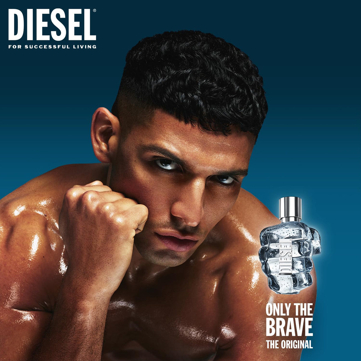 Flacon Diesel Only The Brave 35 ml avec fond neutre