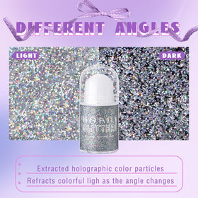 Flacon du gel paillettes HOSAILY avec paillettes visibles