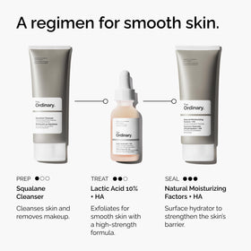 Flacon du sérum Lactic Acid 10% de The Ordinary, vue latérale