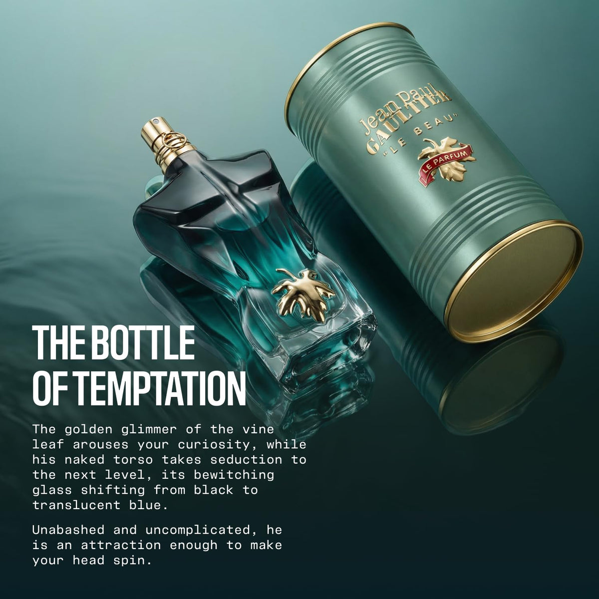Flacon en forme de torse de Jean Paul Gaultier Le Beau Le Parfum Intense