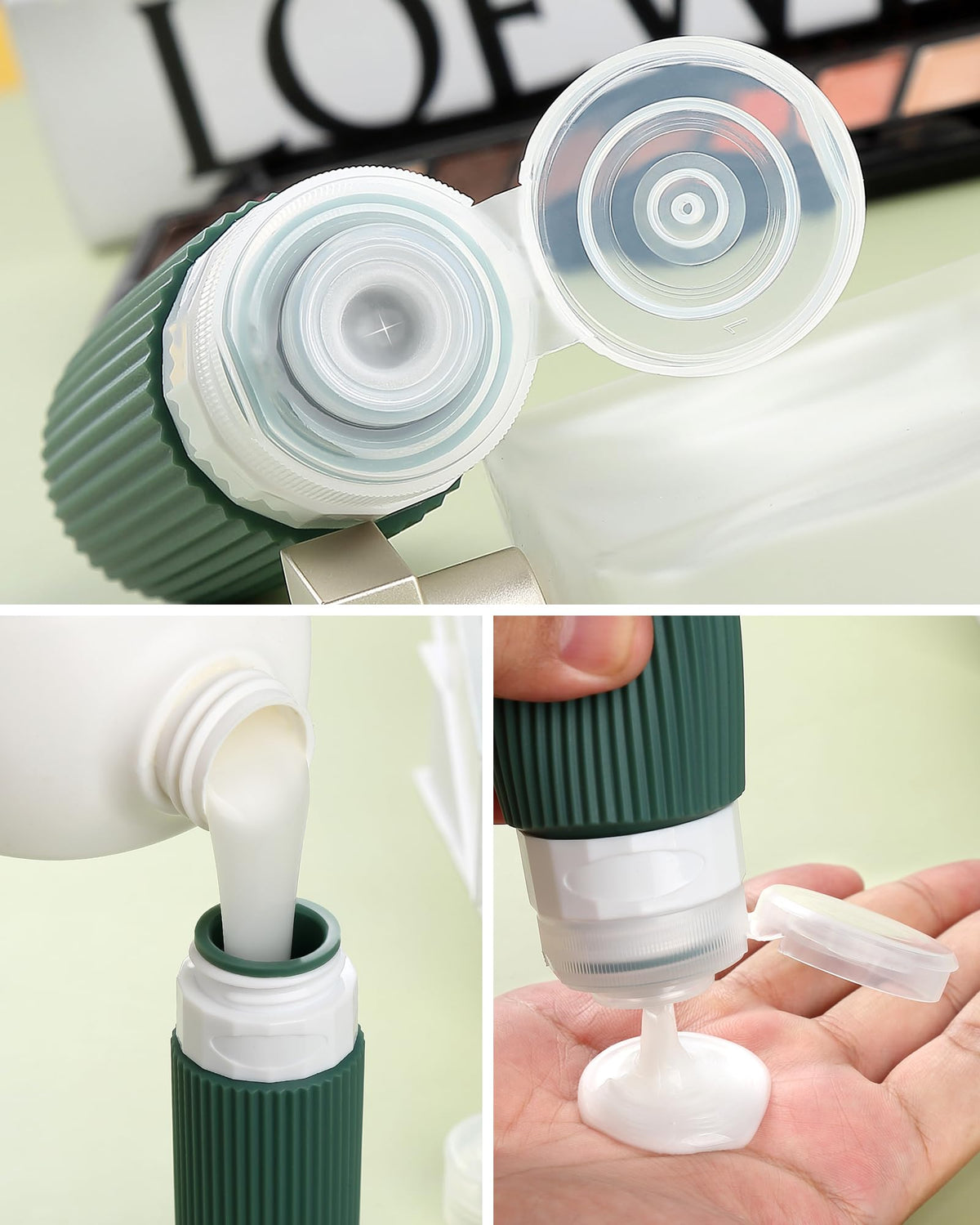 Flacon en silicone de 3 oz du kit de voyage Mrsdry