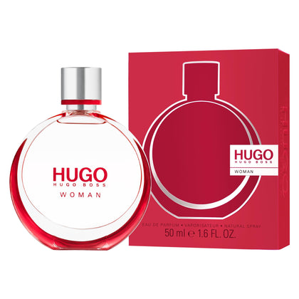 Flacon en verre circulaire de l'Eau de Parfum HUGO Woman Extreme 75 ml