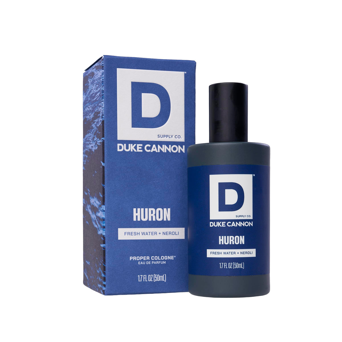 Flacon en verre du parfum Duke Cannon Proper Cologne Huron 50 ml