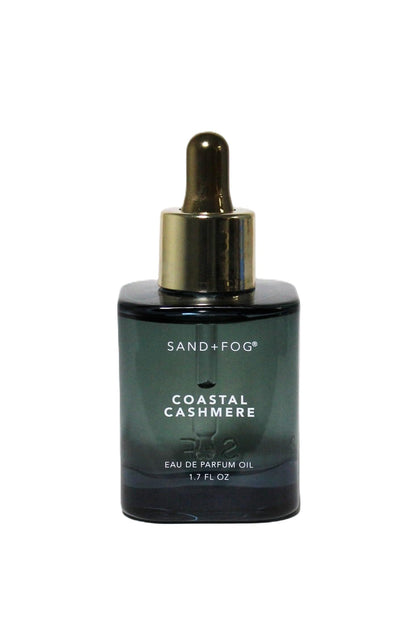 Flacon en verre vert de 50 ml de l'Eau de Parfum Coastal Cashmere de Sand + Fog