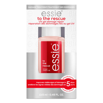 Flacon essie Traitement Réparateur UV Gel 13,6 ml vue de face