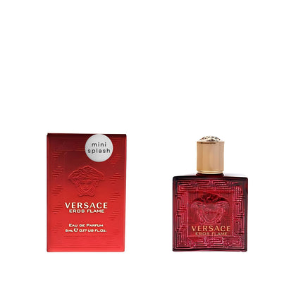 Flacon miniature de Versace Eros Flame 0,17 oz vue de face
