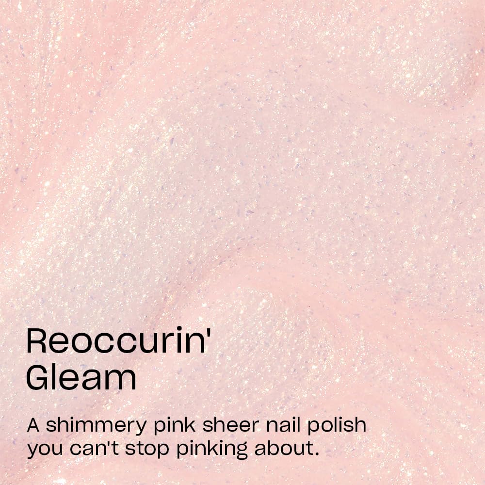 Flacon OPI Reoccurin' Gleam 100g avec étiquette visible