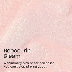 Flacon OPI Reoccurin' Gleam 100g avec étiquette visible