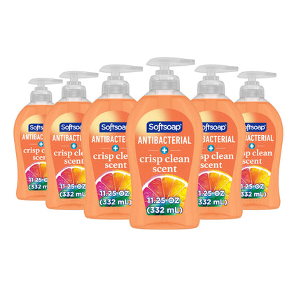 Flacon pompe de savon liquide antibactérien Softsoap 11,25 oz