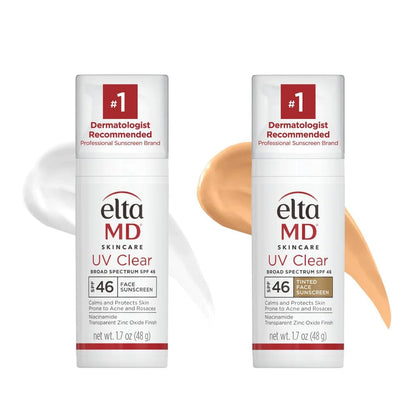 Flacon pompe EltaMD UV Clear 50 ml de crème solaire visage