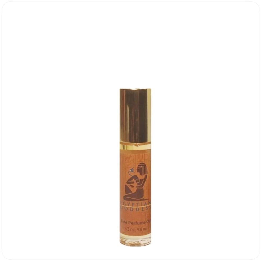 Flacon roll-on de parfum huile Égyptienne Auric Blends vue de face