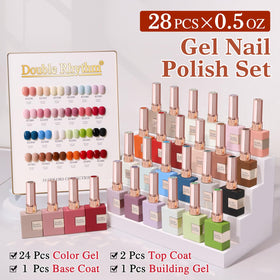 Flacons de vernis à ongles en gel de 15ml dans le kit Double Rhythm