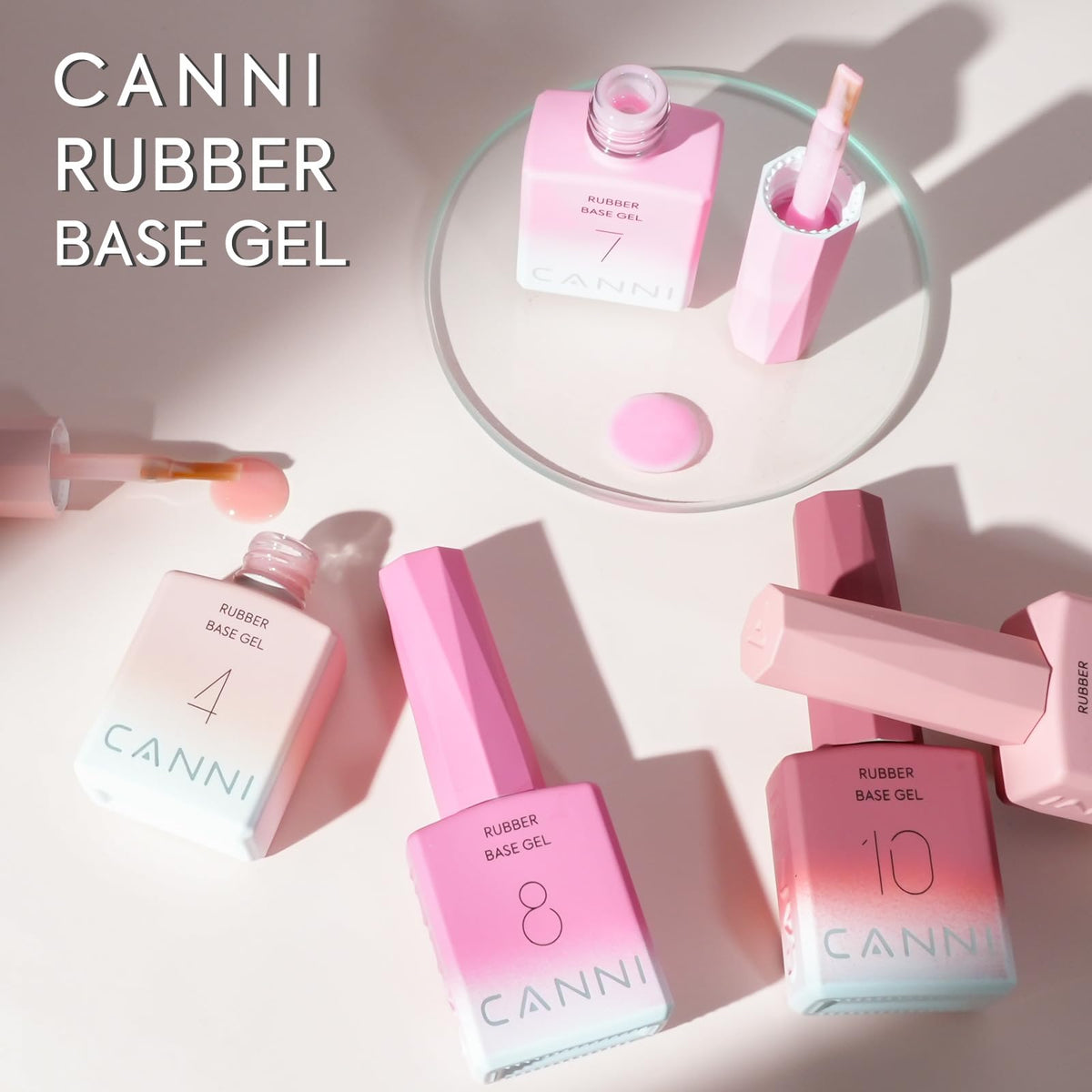Flacons de Vernis Gel CANNI avec étiquettes 3D