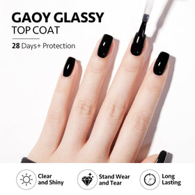 Flacons de Vernis Gel GAOY avec un design chrome argenté