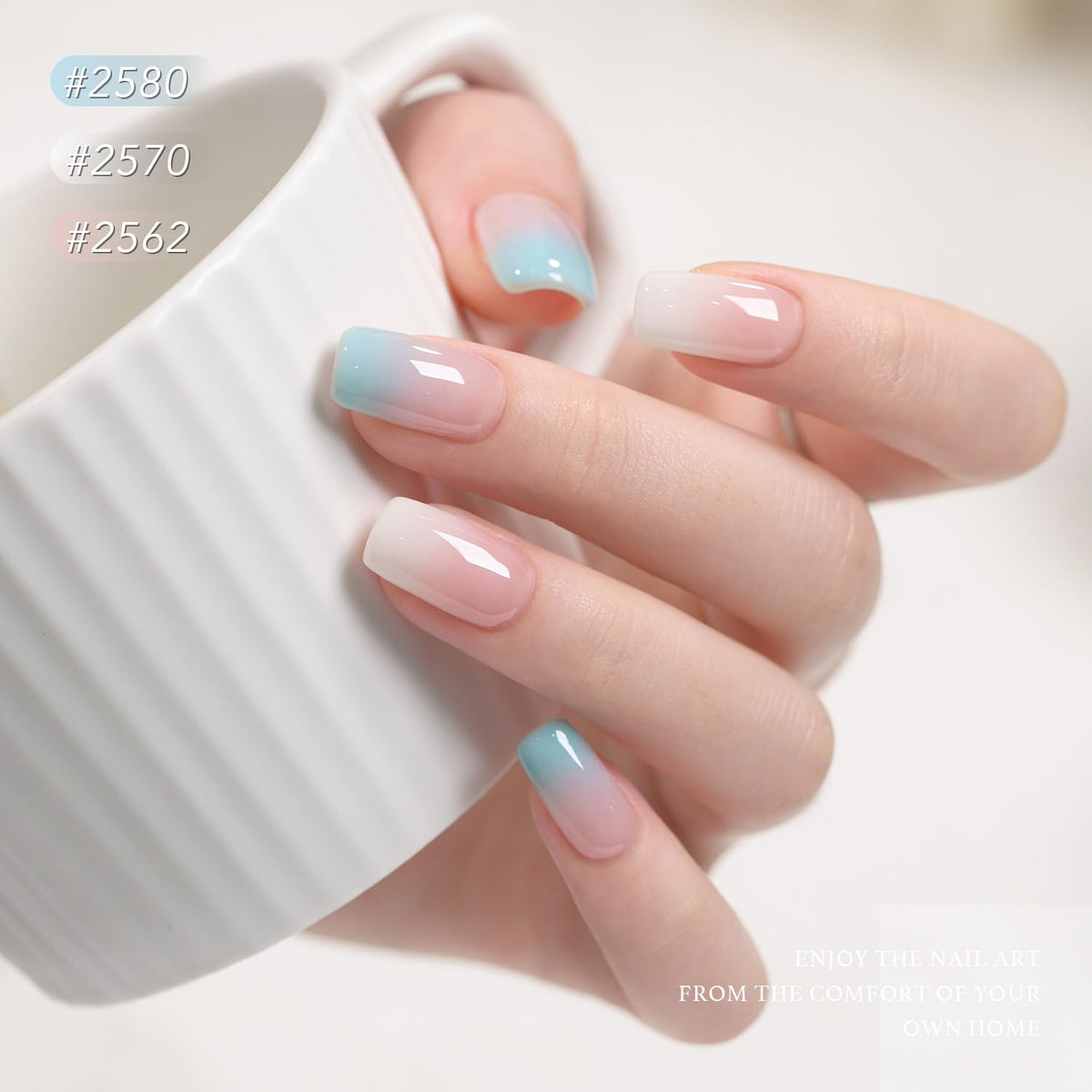 Flacons de vernis gel GAOY montrant la texture