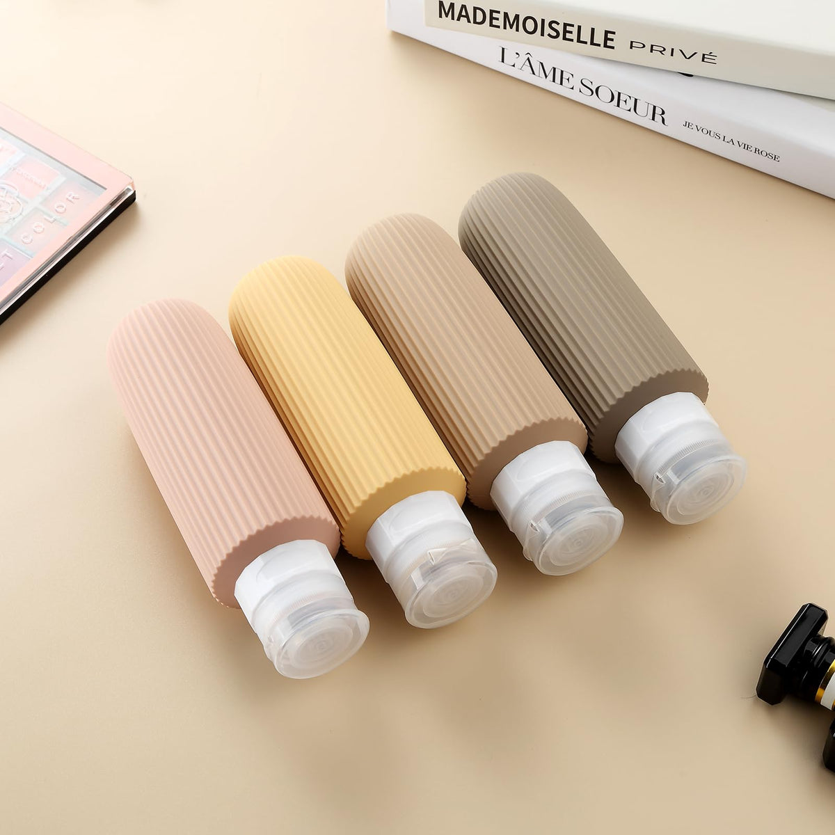 Flacons de voyage Mrsdry en silicone, vue de côté
