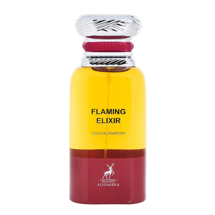 Flaming Elixir Maison Alhambra flacon 80ml vue de face