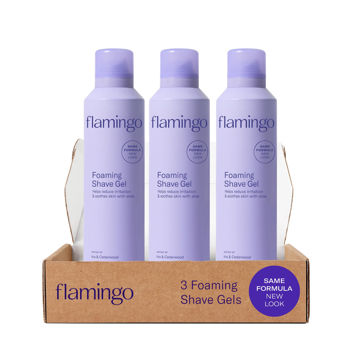 Flamingo Gel de Rasage pour Femmes 6,7 oz, vue avant