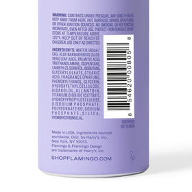 Flamingo Gel de Rasage pour Femmes, packaging floral