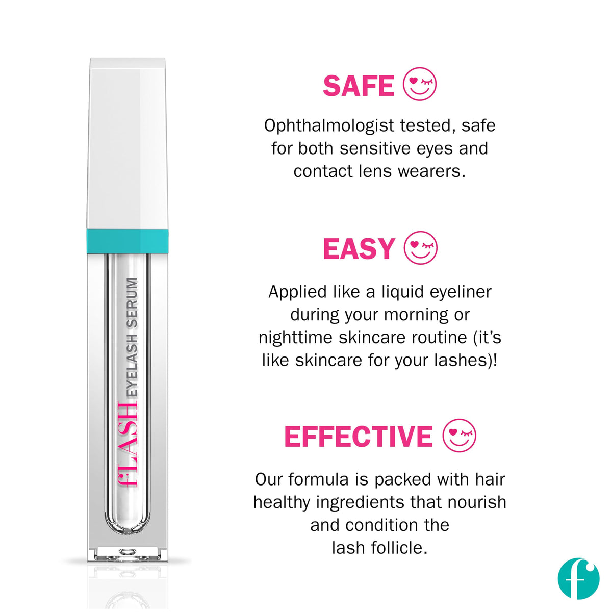 FLASHSERUM application du sérum sur les cils