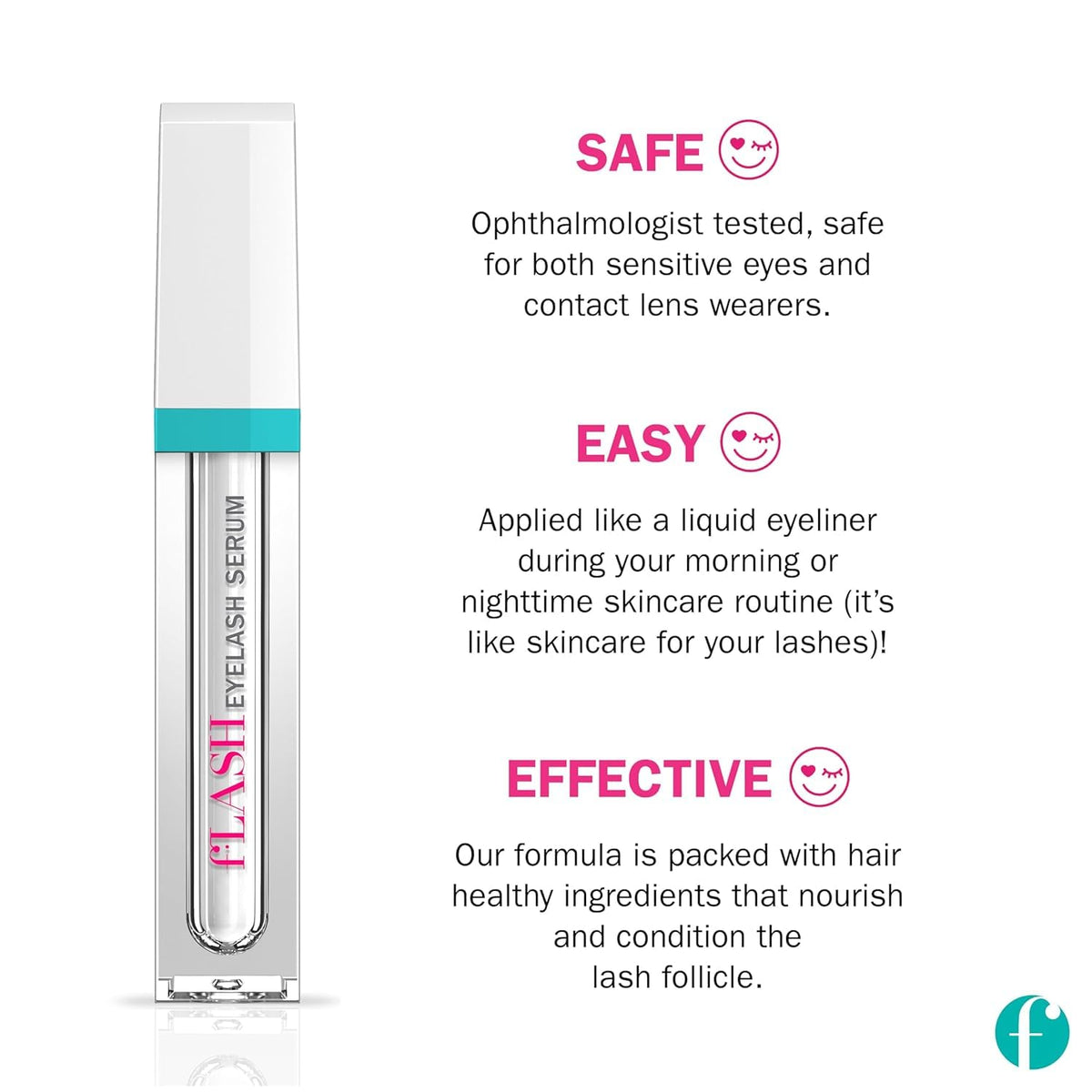 FLASHSERUM sérum pour cils 2mL packaging