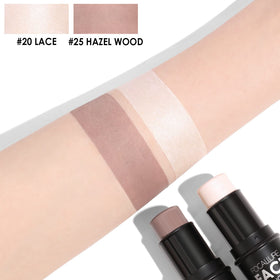 FOCALLURE bronzer et highlighter en duo sur fond blanc