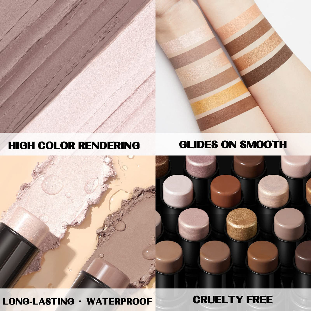 FOCALLURE kit de contour avec packaging élégant