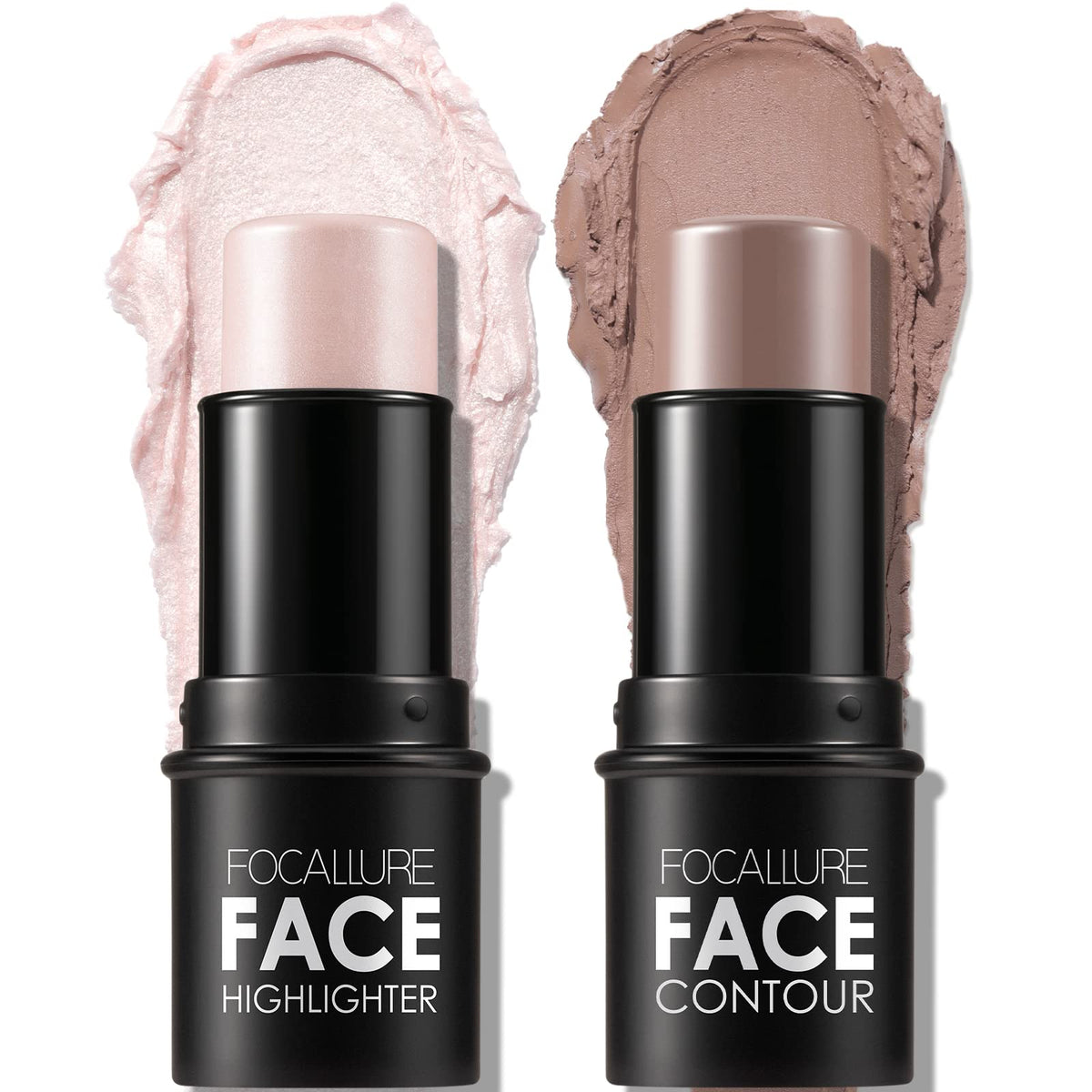 FOCALLURE kit de contour visage avec bronzer et highlighter