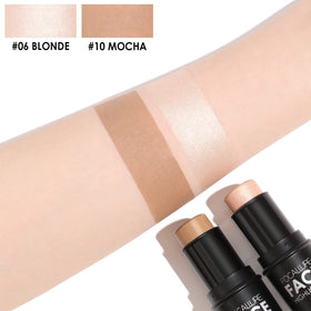 FOCALLURE Stick Contour Crème 2 Pièces application sur la peau