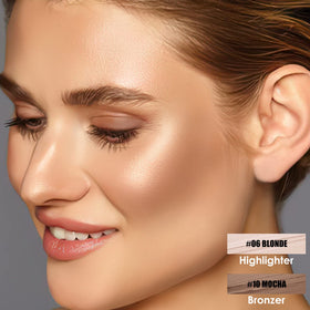 FOCALLURE Stick Contour Crème 2 Pièces en boîte avec étiquettes
