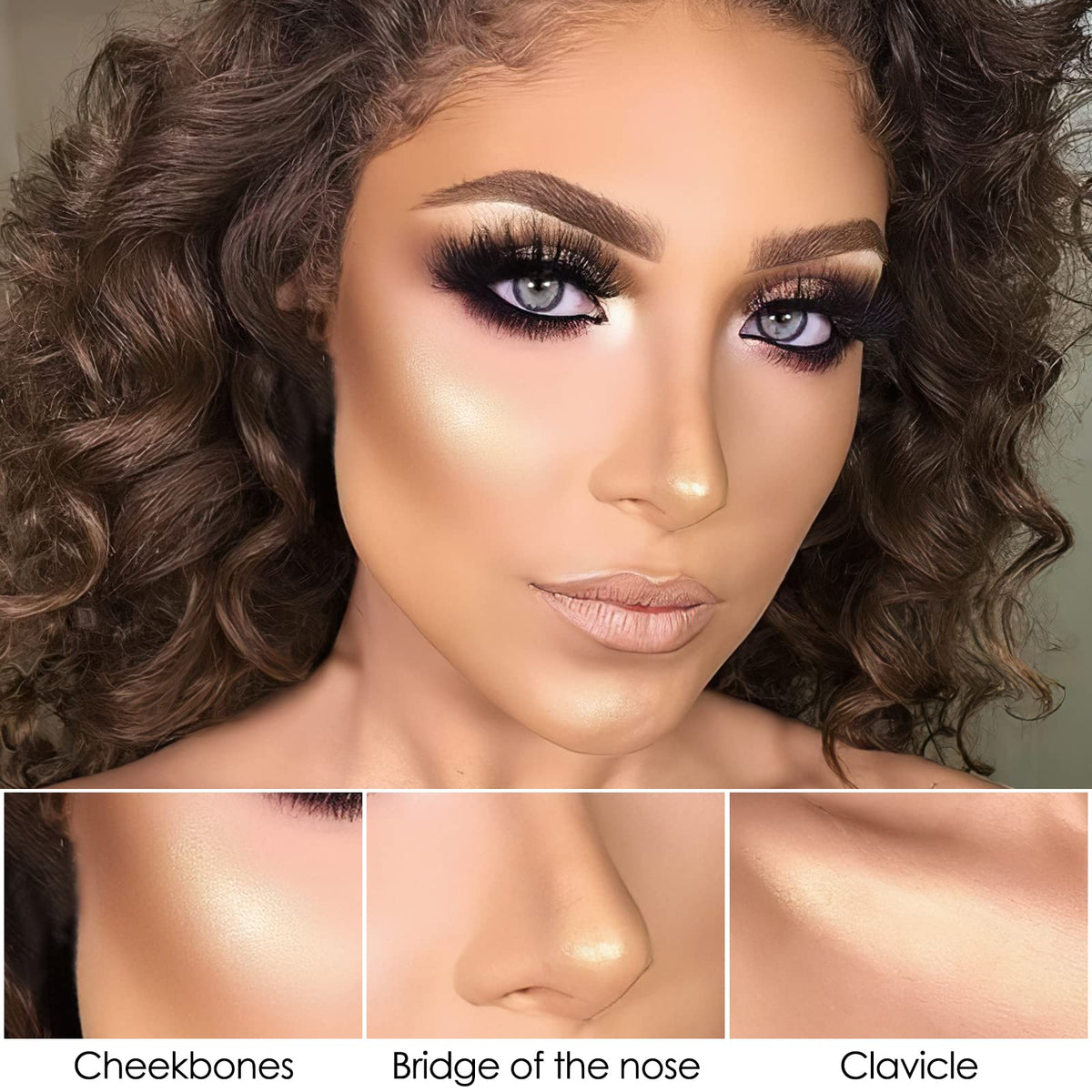 FOCALLURE Stick Contour Crème 2 Pièces en gros plan des teintes