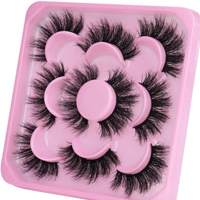 Focipeysa faux cils avec texture fluffy et crisscross