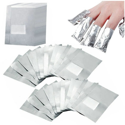 Foils Rvetol pour retrait de vernis à ongles, paquet de 200 pièces