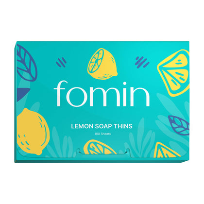 FOMIN Savon Antibactérien en Feuilles Citron - vue avant