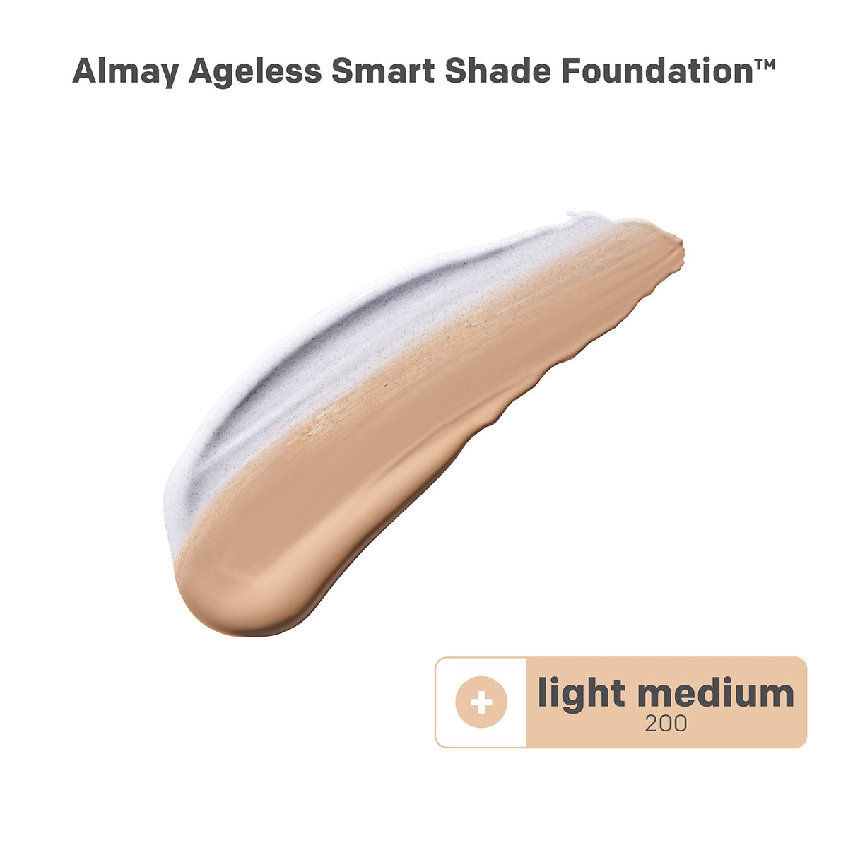 Fond de teint Almay 200 Medium Clair application sur peau