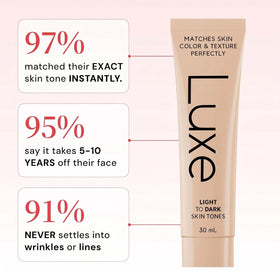 Fond de Teint Changeant de Couleur LUXE, flacon de 40g