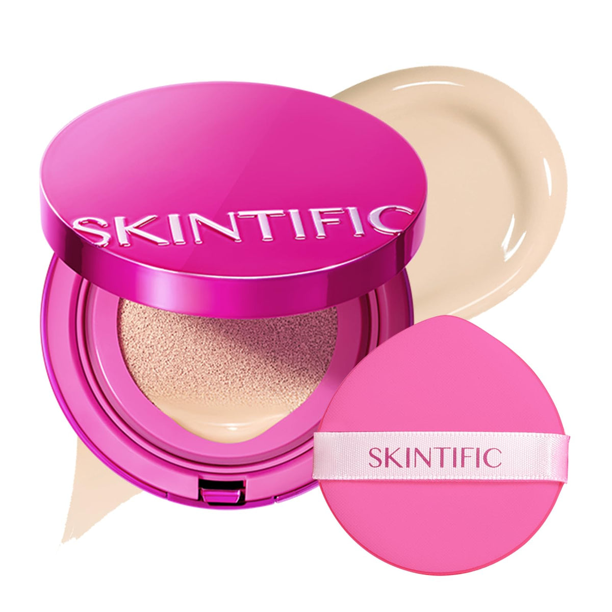 Fond de teint cushion SKINTIFIC 00 Porcelain vue de face
