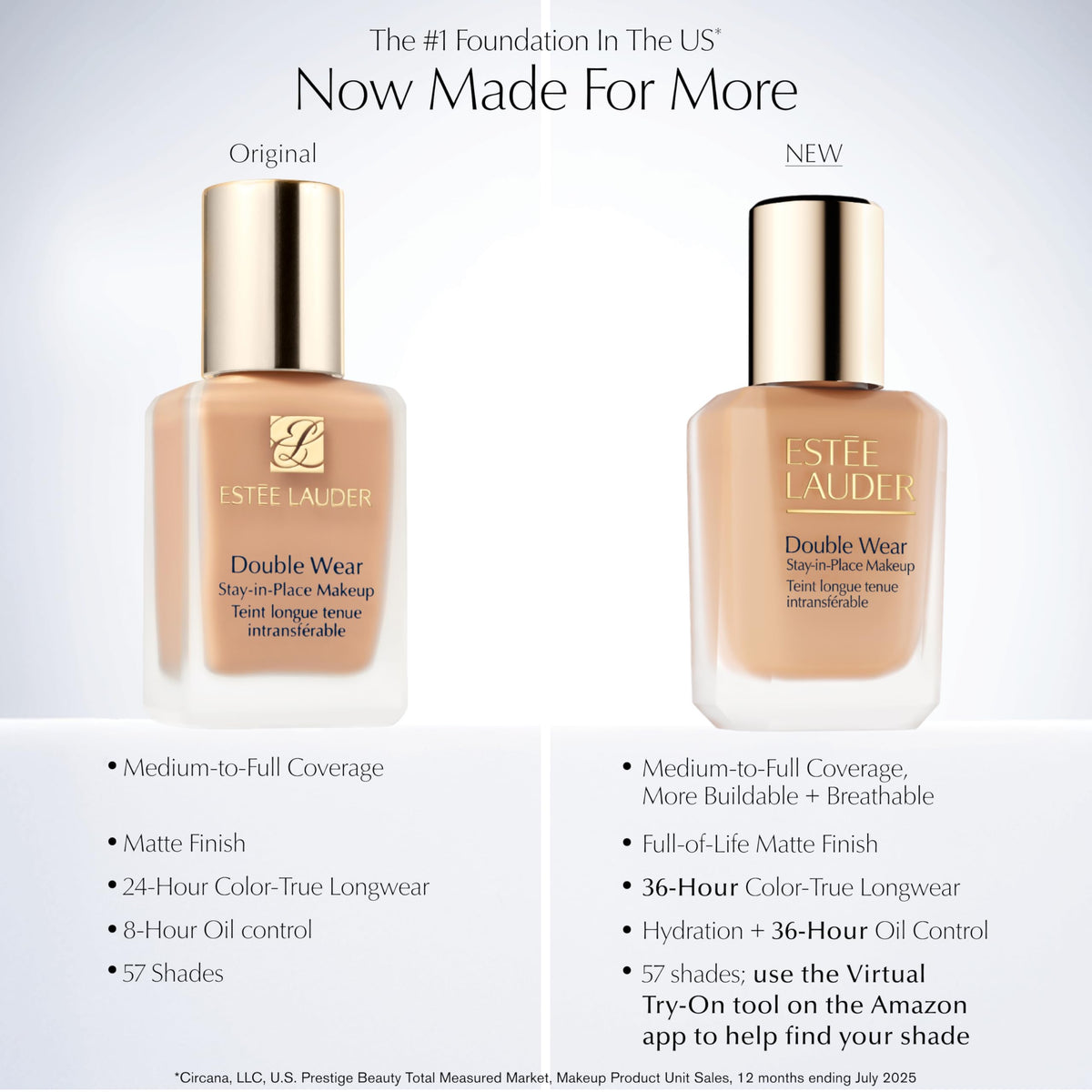 Fond de Teint Double Wear Estée Lauder 8C1 Rich Java côté