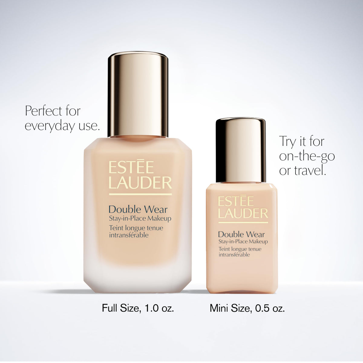 Fond de Teint Double Wear Estée Lauder 8C1 Rich Java en situation de maquillage