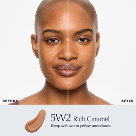 Fond de Teint Estée Lauder Double Wear Mini 5W2 Caramel Riche côté